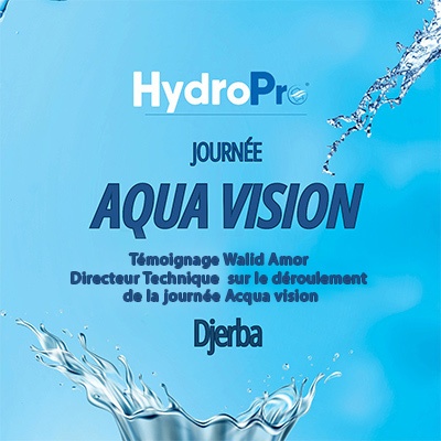 Témoignage de Walid Amor Directeur Technique  sur le déroulement de la journée Acqua vision